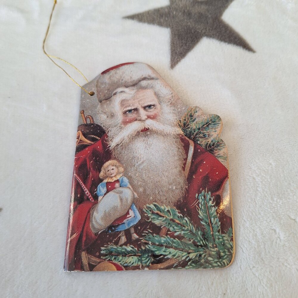 Vtg. KRISS KRINGLE & BROWNIES (Elves)‎ MINI ILLUSTRATED BOOK CHRISTMAS ORNAMENT